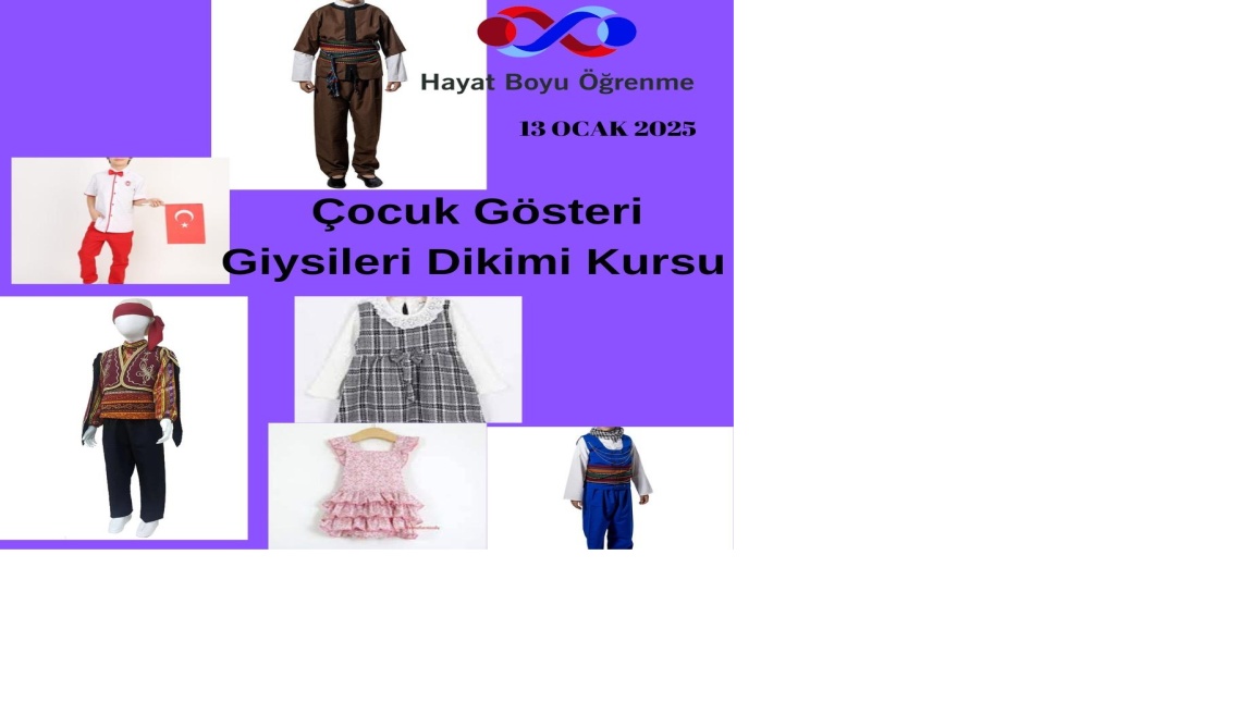 Çocuk Gösteri Giysileri Dikimi Kursu